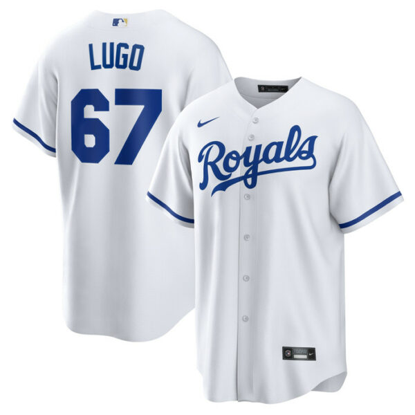 Men's Kansas City Royals Seth Lugo Nike White Home Replica Jersey