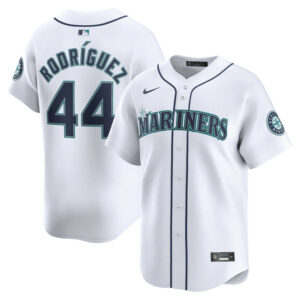 Men's Seattle Mariners Julio Rodriguez Nike White Home Limited Player Jersey