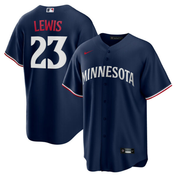 Men's Minnesota Twins Royce Lewis Nike Navy Alternate Replica Jersey