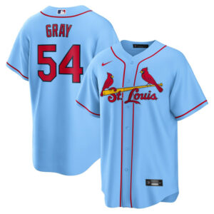 Men's St. Louis Cardinals Sonny Gray Nike Light Blue Alternate Replica Jersey