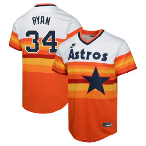 Youth Houston Astros Nolan Ryan Nike White Cooperstown Collection Limited Player Jersey