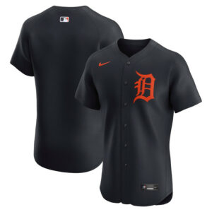 Men's Detroit Tigers Nike Navy Alternate Elite Jersey