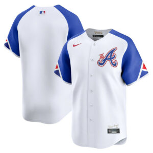 Men's Atlanta Braves Nike White City Connect Limited Jersey