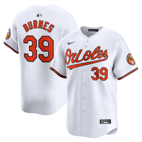 Men's Baltimore Orioles Corbin Burnes Nike White Home Limited Player Jersey
