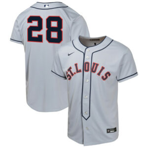 Youth St. Louis Cardinals Nolan Arenado Nike Gray 2024 Rickwood Classic Limited Player Jersey