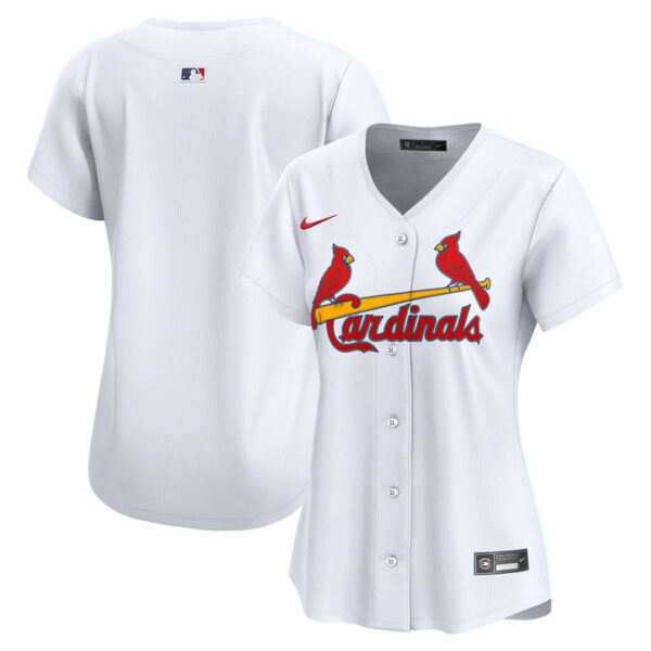 Women's St. Louis Cardinals Nike White Home Limited Jersey