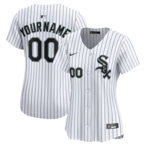 Women's Chicago White Sox Nike White Home Limited Custom Jersey