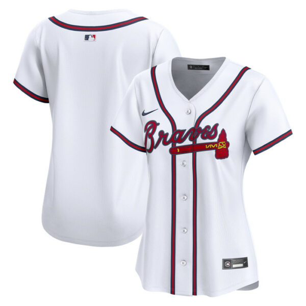 Women's Atlanta Braves Nike White Home Limited Jersey