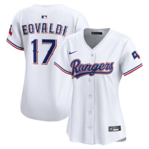 Women's Texas Rangers Nathan Eovaldi Nike White Home Limited Jersey