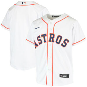 Youth Houston Astros Nike White Home Replica Team Jersey