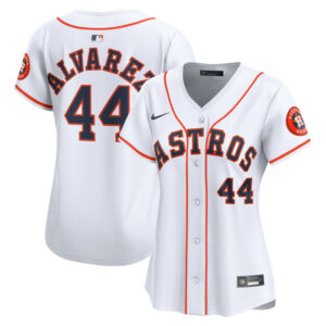 Women's Houston Astros Yordan Alvarez Nike White Home Limited Jersey