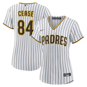 Women's San Diego Padres Dylan Cease Nike White Home Replica Jersey