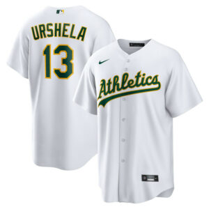 Men's Athletics Gio Urshela Nike White Home Replica Jersey