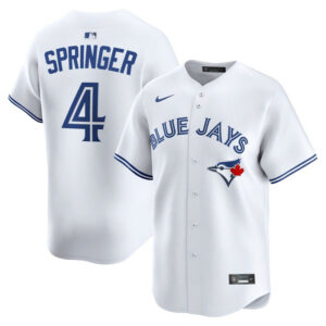 Men's Toronto Blue Jays George Springer Nike White Home Limited Player Jersey
