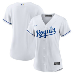 Women's Kansas City Royals Nike White Home Replica Team Jersey