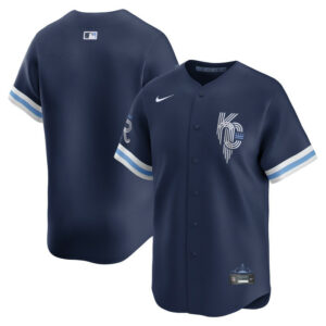 Men's Kansas City Royals Nike Navy City Connect Limited Jersey