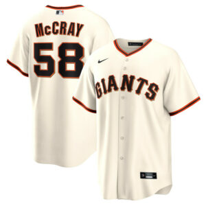 Men's San Francisco Giants Grant McCray Nike Cream Home Replica Jersey