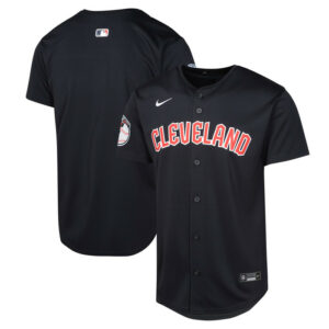 Youth Cleveland Guardians Nike Navy Alternate Limited Jersey