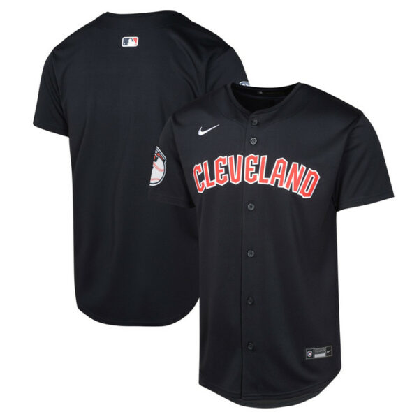 Youth Cleveland Guardians Nike Navy Alternate Limited Jersey