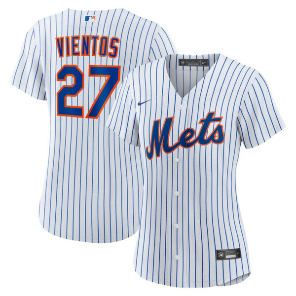 Women's New York Mets Mark Vientos Nike White Home Replica Jersey