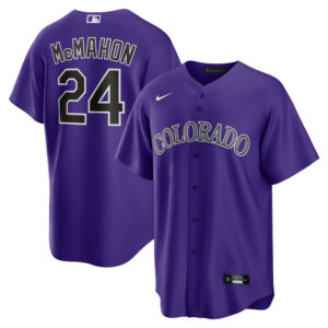 Men's Colorado Rockies Ryan McMahon Nike Purple Alternate Replica Player Jersey