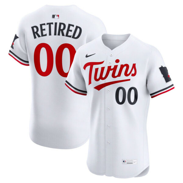Men's Minnesota Twins Nike White Home Elite Pick-A-Player Retired Roster Jersey
