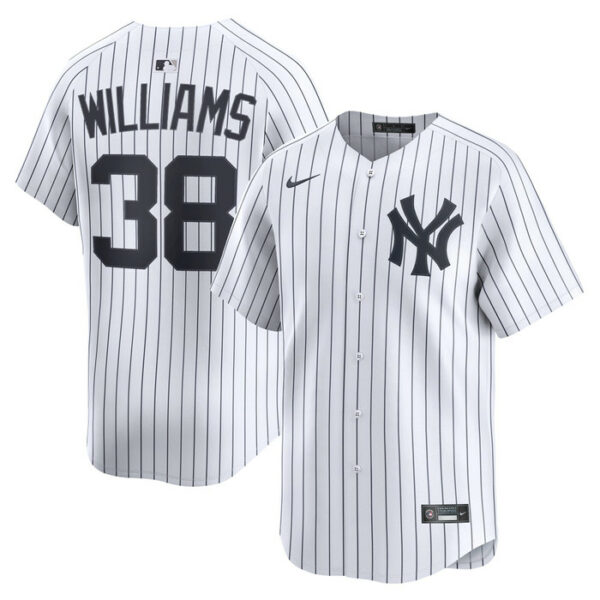 Men's New York Yankees Devin Williams Nike White Home Limited Player Jersey