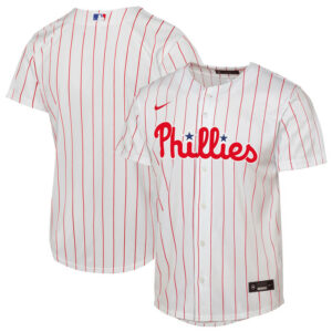 Youth Philadelphia Phillies Nike White Home Replica 2.0 Jersey