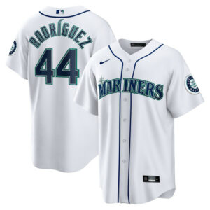 Men's Seattle Mariners Julio Rodriguez Nike White Home Replica Jersey