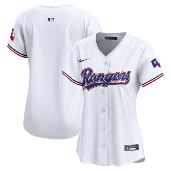 Women's Texas Rangers Nike White Home Limited Jersey