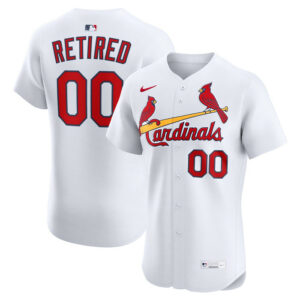Men's St. Louis Cardinals Nike White Home Elite Pick-A-Player Retired Roster Jersey