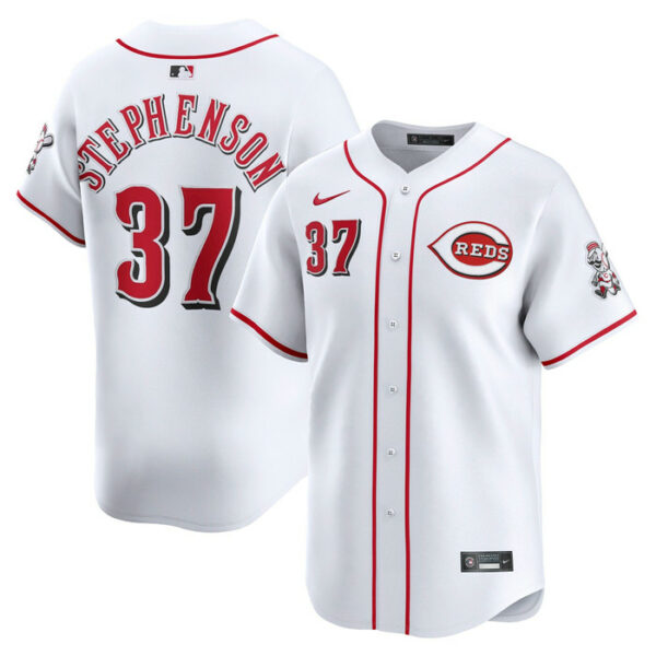 Men's Cincinnati Reds Tyler Stephenson Nike White Home Limited Player Jersey