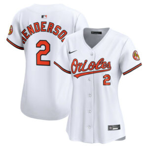 Women's Baltimore Orioles Gunnar Henderson Nike White Home Limited Player Jersey