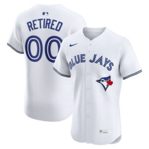 Men's Toronto Blue Jays Nike White Home Elite Pick-A-Player Retired Roster Jersey