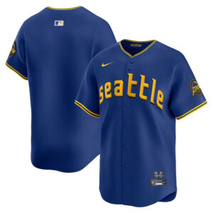 Men's Seattle Mariners Nike Royal City Connect Limited Jersey