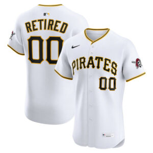 Men's Pittsburgh Pirates Nike White Home Elite Pick-A-Player Retired Roster Jersey