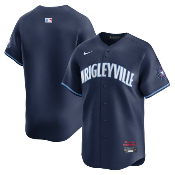 Men's Chicago Cubs Nike Navy City Connect Limited Jersey