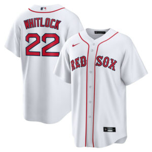 Men's Boston Red Sox Garrett Whitlock Nike White Home Replica Jersey