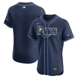Men's Tampa Bay Rays Nike Navy Road Elite Jersey