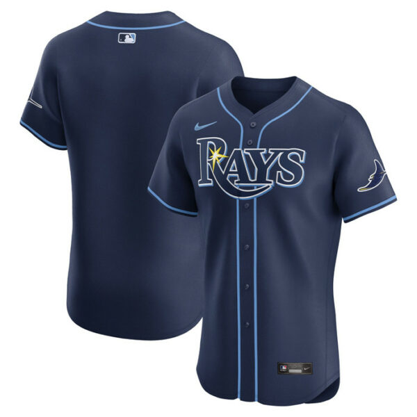 Men's Tampa Bay Rays Nike Navy Road Elite Jersey