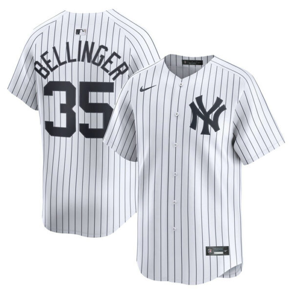 Men's New York Yankees Cody Bellinger Nike White Home Limited Player Jersey