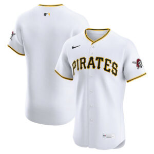 Men's Pittsburgh Pirates Nike White Home Elite Jersey
