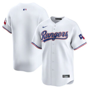 Men's Texas Rangers Nike White Home Limited Jersey
