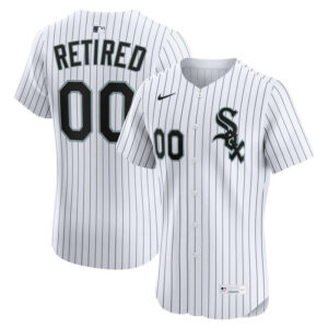 Men's Chicago White Sox Nike White Home Elite Pick-A-Player Retired Roster Jersey