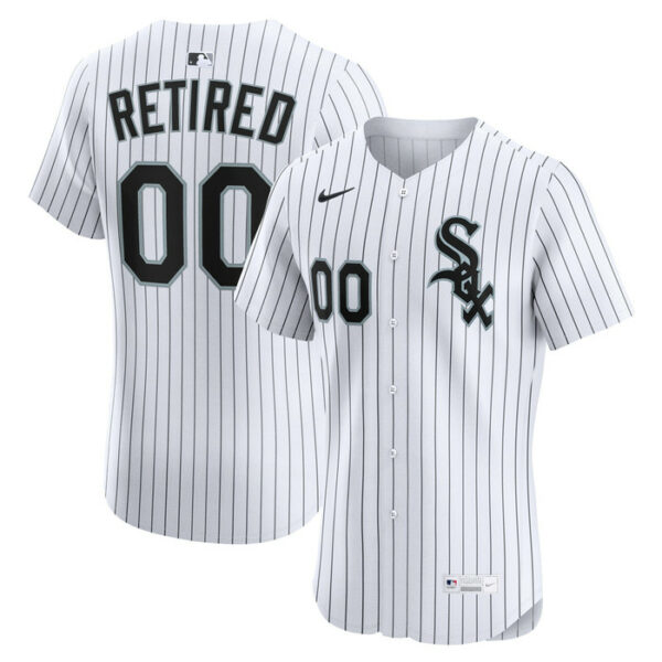 Men's Chicago White Sox Nike White Home Elite Pick-A-Player Retired Roster Jersey