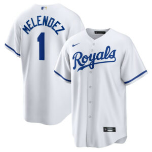 Men's Kansas City Royals MJ Melendez Nike White Home Replica Jersey