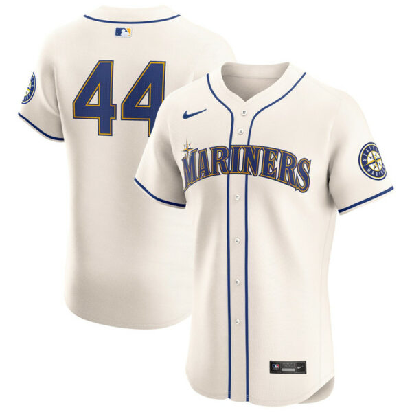 Men's Seattle Mariners Julio Rodriguez Nike Cream Alternate Elite Player Jersey