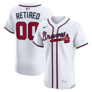 Men's Atlanta Braves Nike White Home Elite Pick-A-Player Retired Roster Jersey