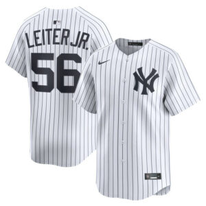 Men's New York Yankees Mark Leiter Jr. Nike White Home Limited Player Jersey