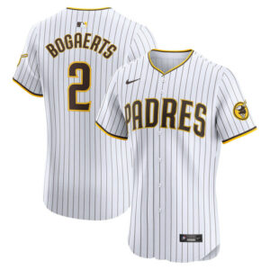 Men's San Diego Padres Xander Bogaerts Nike White Home Elite Jersey